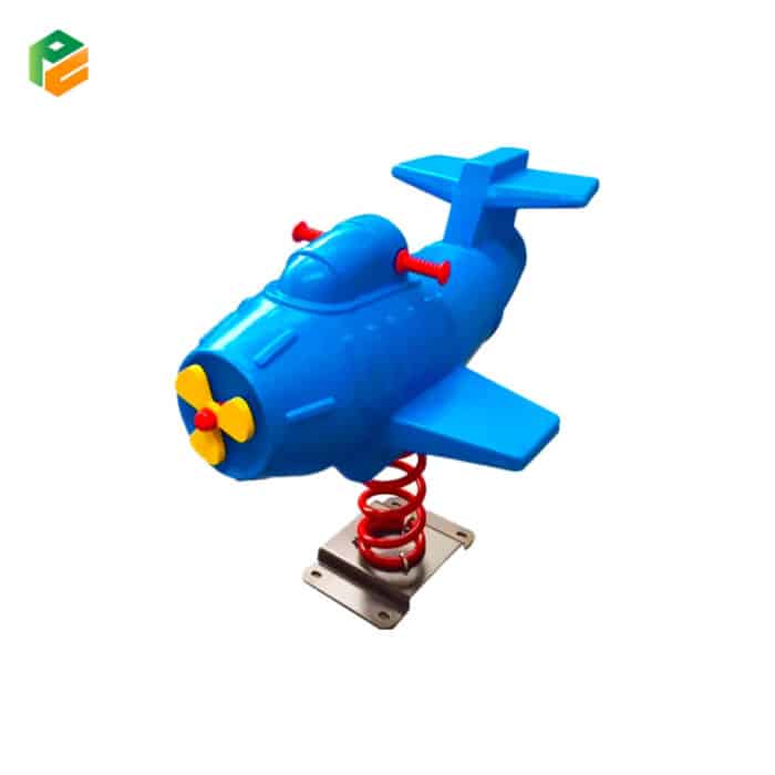 Outdoor Airplane Sit-on Spring Rider for Parks – Play Vendor