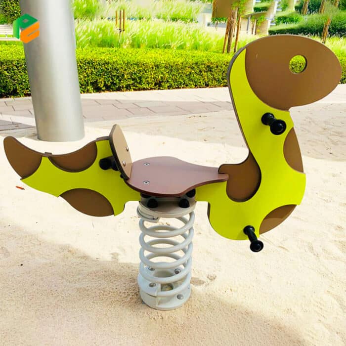 Diy Playground Spring Rocker Snake Sit-on Playground Spring Rocker for Kids – Play Vendor